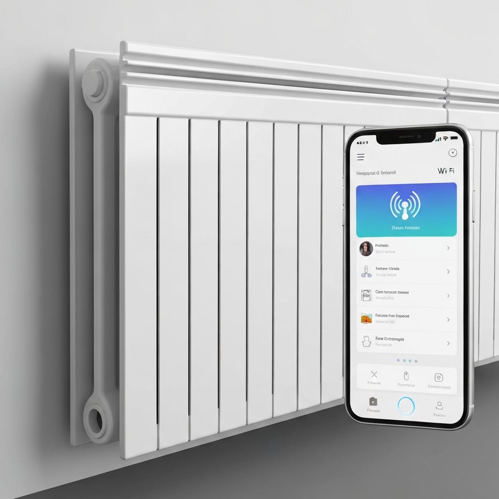 WiFi Elektro Heizkörper 2000W